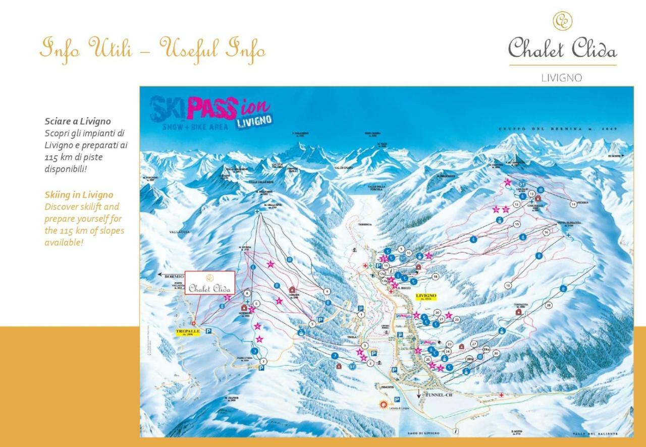Chalet Clida Livigno Exteriör bild
